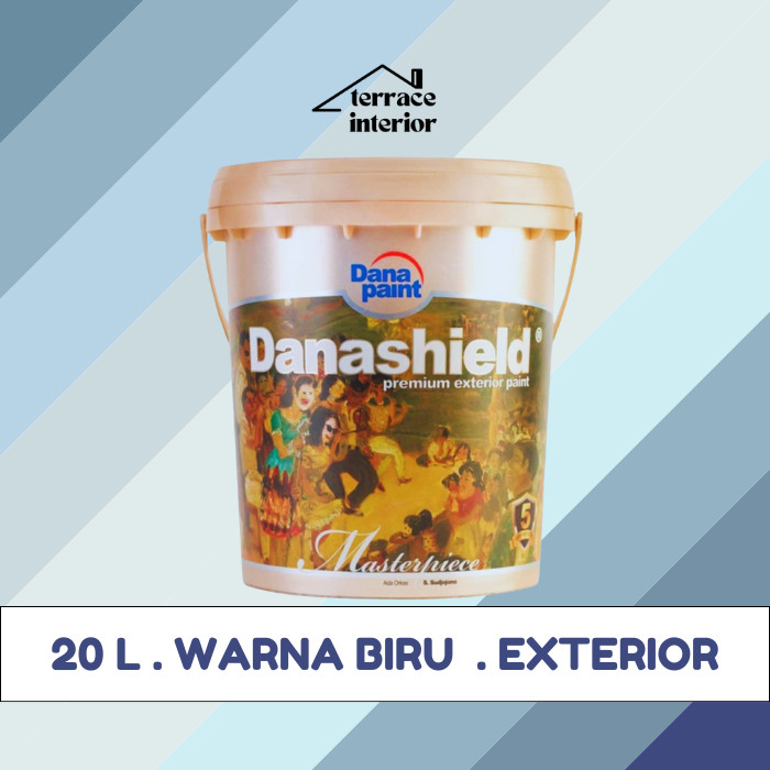 Cat Tembok Exterior Danapaint Danashield Warna Biru 20 L
