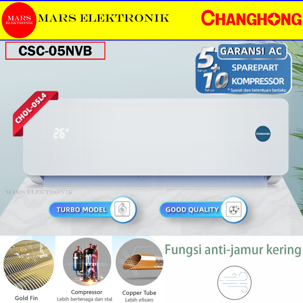 AC CHANGHONG CSC-05NVB / 0,5 ( 1/2 PK ) / CSC 05 NVB