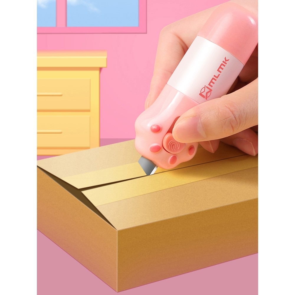 

Cutter Mini 2 in 1 Package Opener/Alat Buka Paket dan Penghapus Kertas Termal 2-in-1