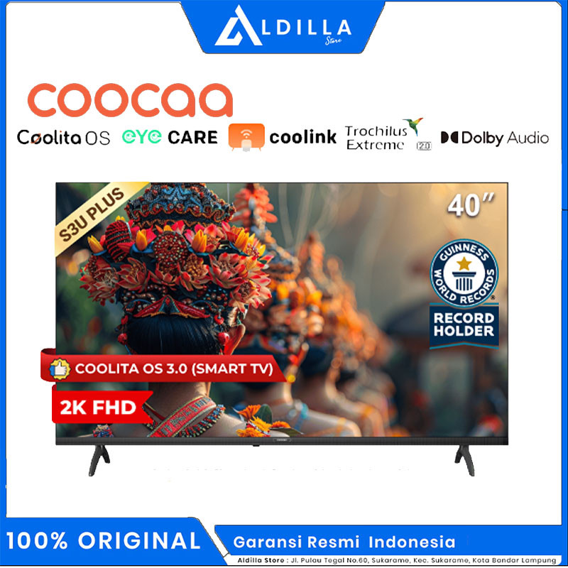 LED TV COOCAA 40S3U 40 inch Smart Android 11.0 Full Hd Tv