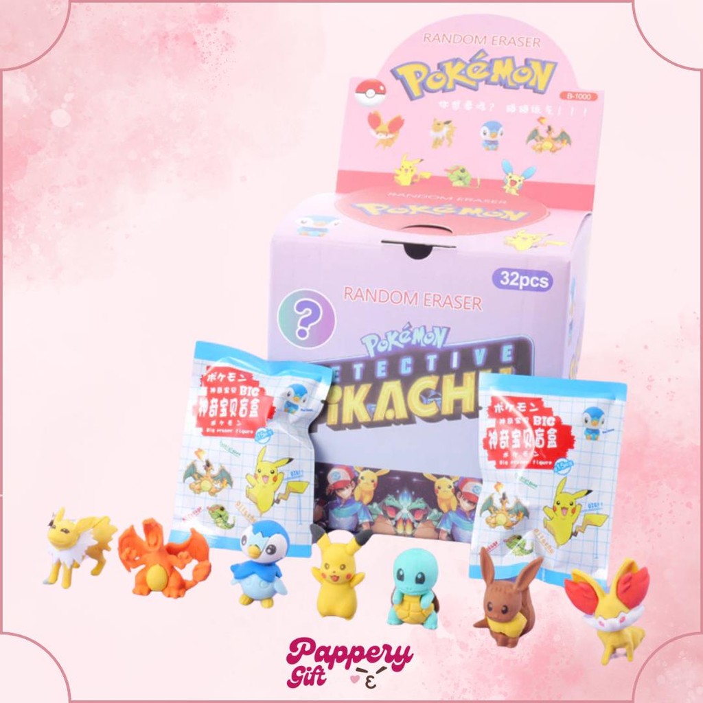

Penghapus Mystery Bag / Cute Eraser Blind Bag / Mystery Box Penghapus Motif Sanrio Pokemon - SE0361