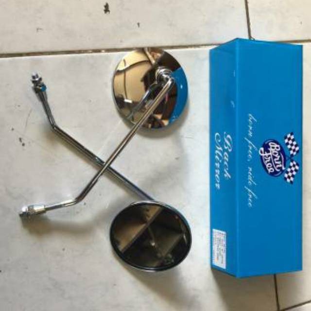 Spion bulat all honda c70 c50 CB100  win  drat 12 panjang