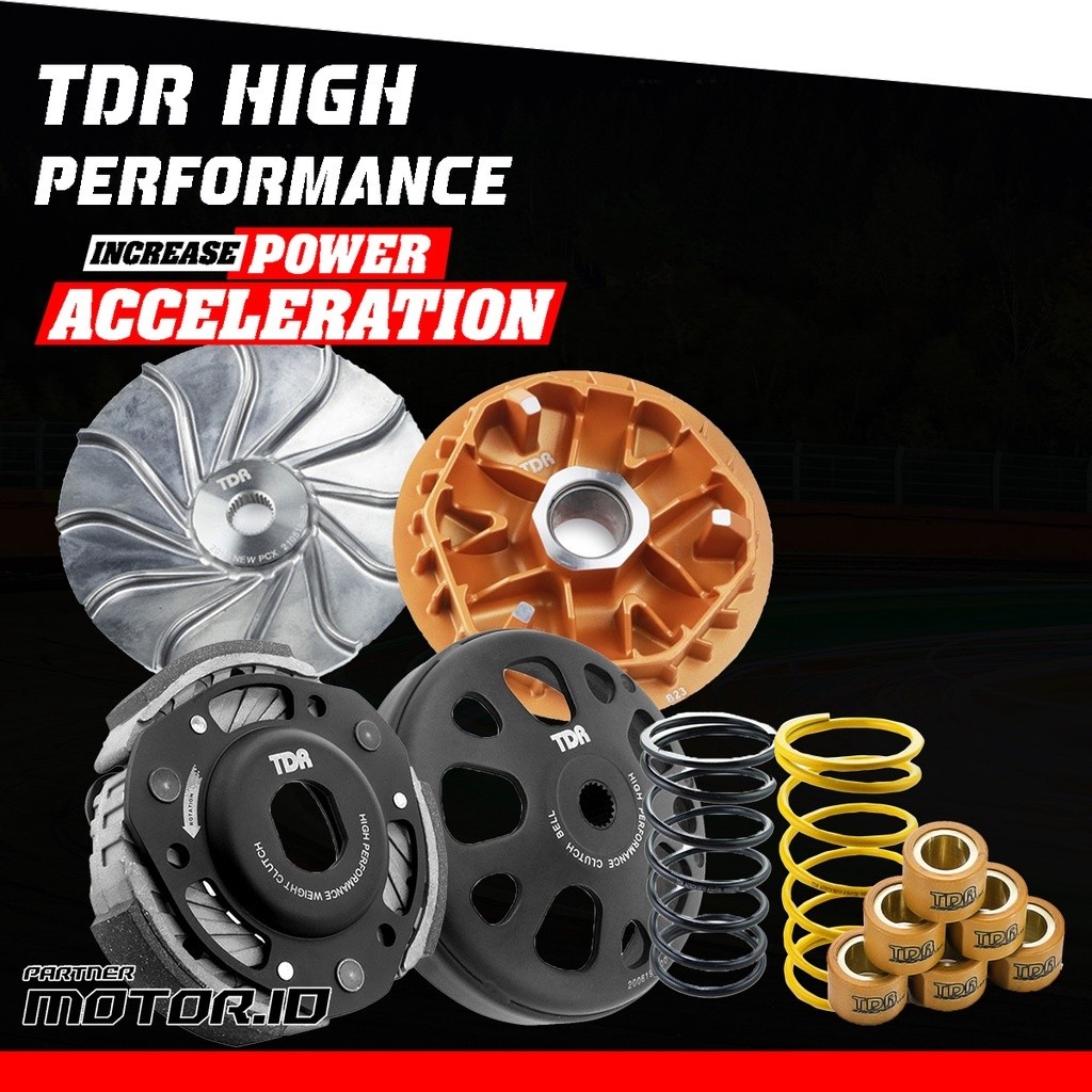 PAKET UPRADE CVT FULL TDR NMAX AEROX LEXI VARIO PCX ADV 125 150 160 Pulley Roller Per CVT Per Sentri