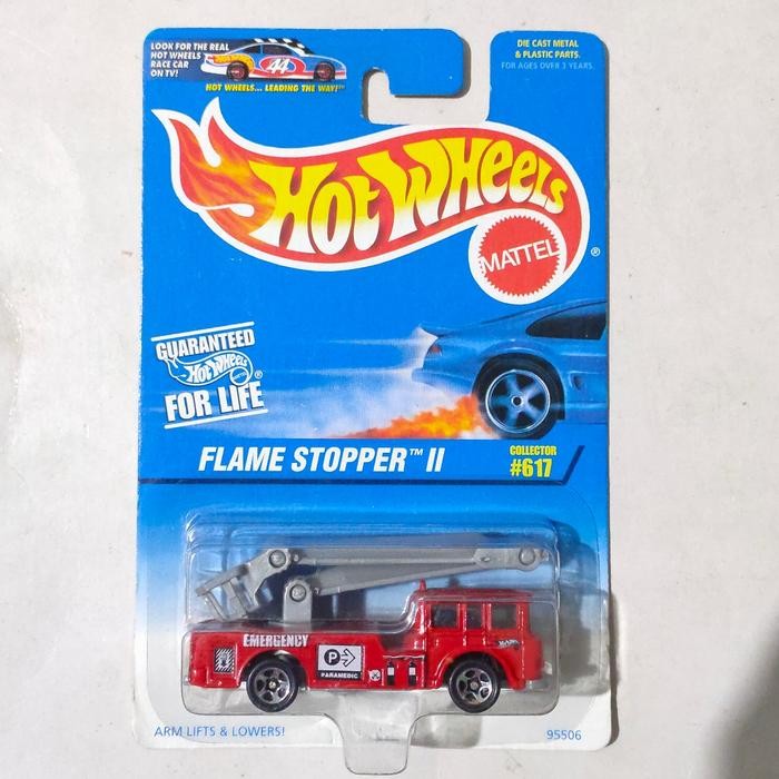 TR99 Hotwheels Hot Wheels Flame Stopper II merah Emergency Fire Truck 1997