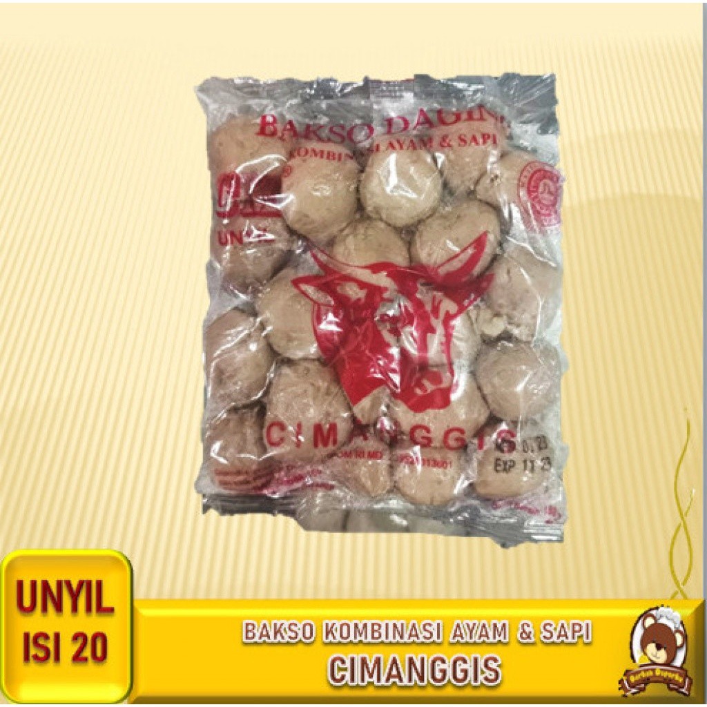 

Cimanggis Bakso Unyil Kombinasi Sapi & Ayam Unyil Isi 20 Frozen Food Murah Bogor