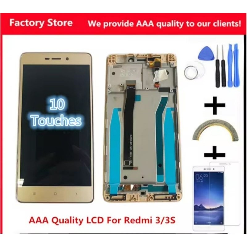 LCD FULLSET FREME REDMI 3 REDMI 3S ORIGINAL