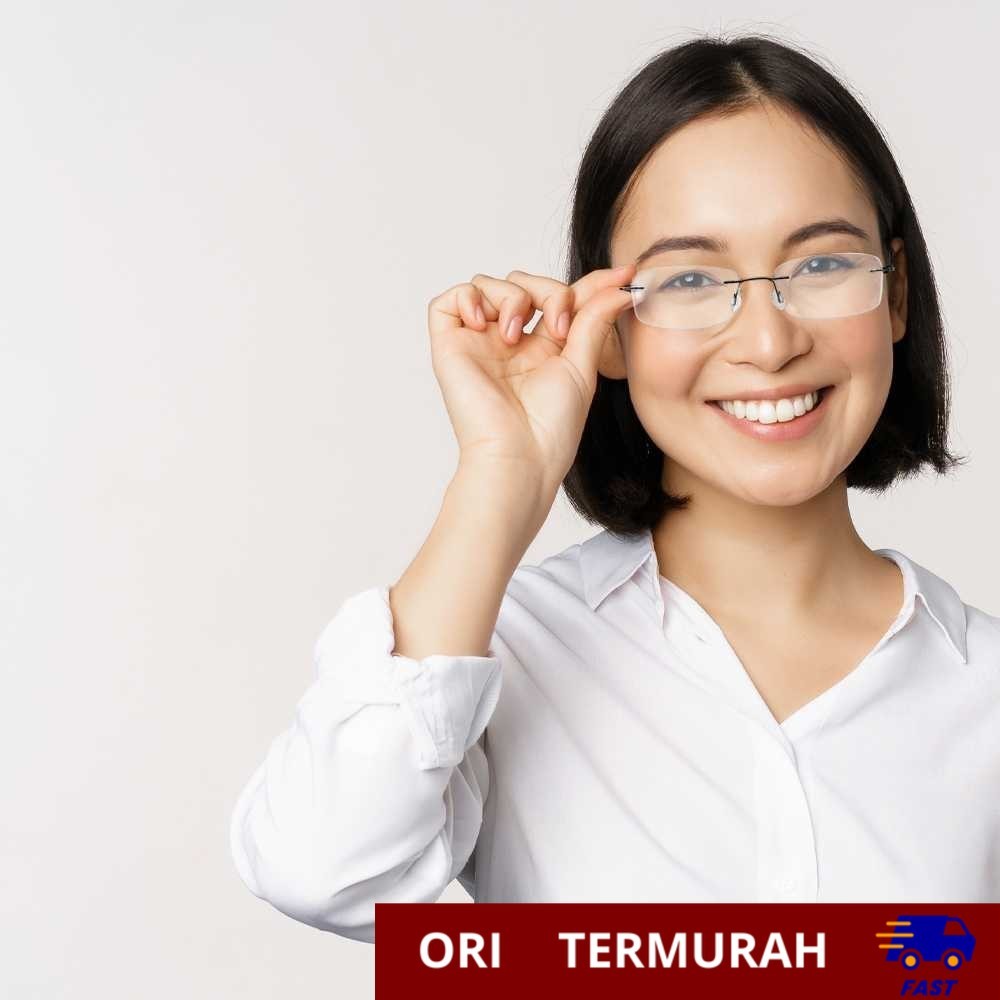 FONEX Frame Kacamata Frameless Ultra Light Rimless Titanium - JHY-295