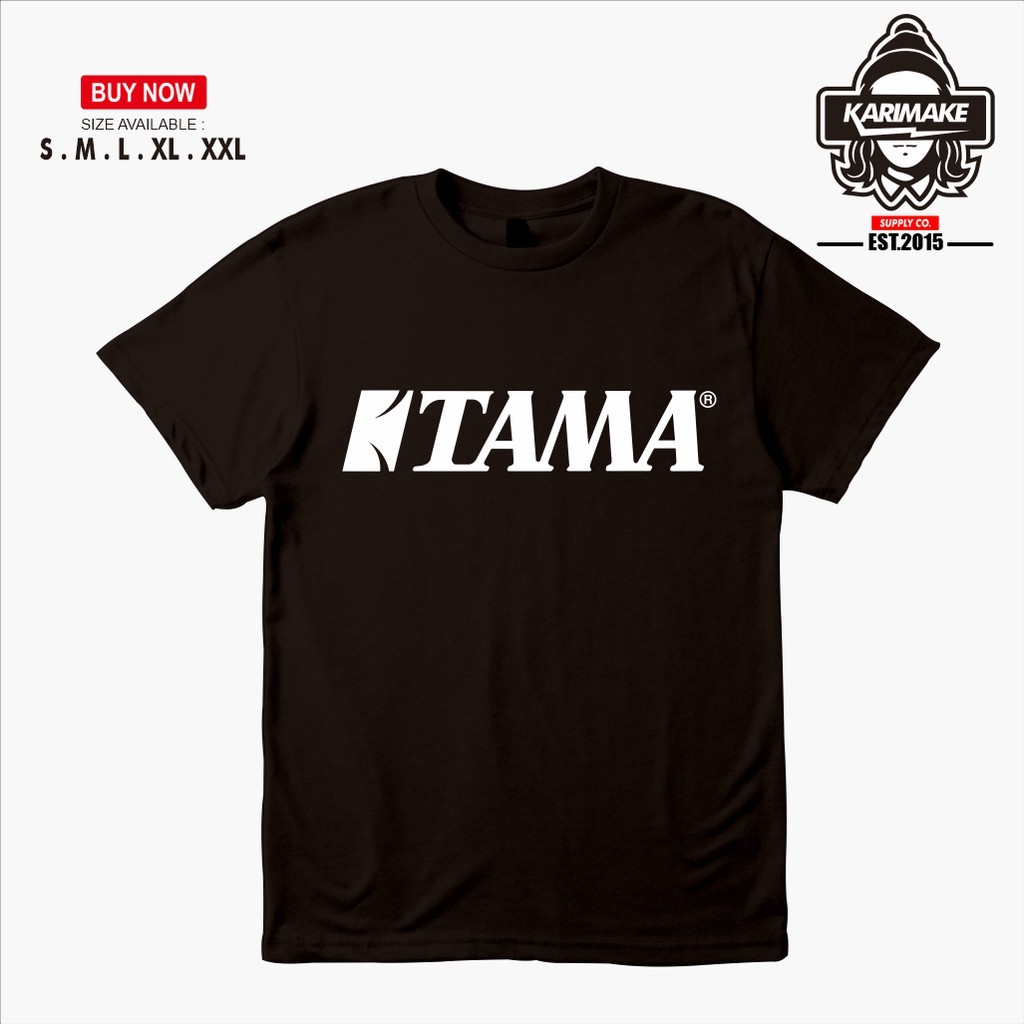 KARIMAKE Kaos Baju TShirt Distro Pria Wanita Cowok Cewek Keren Unisex Katun Combed 24s Musik TAMA DR