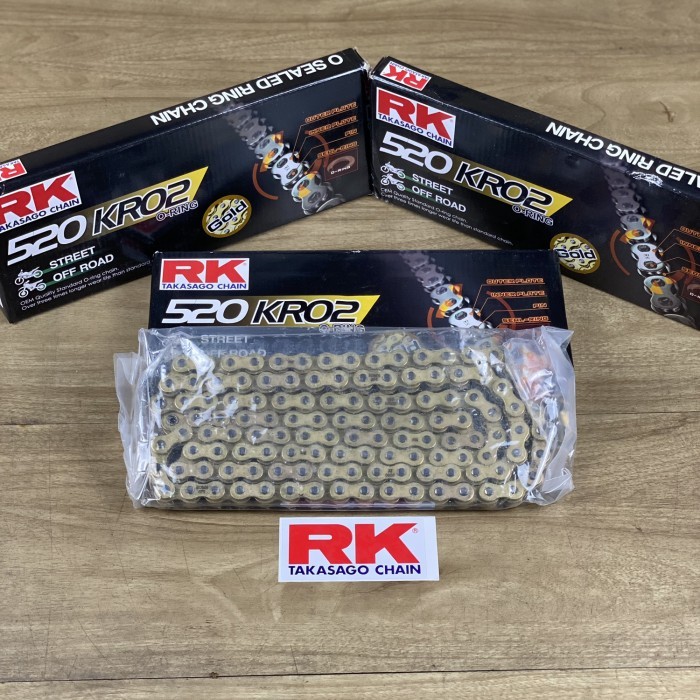 Ready Rantai RK Japan Takasago Chain 520 KRO 2 Oring seal  Original