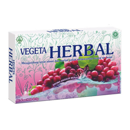 

Vegeta Herbal Membantu Melancarkan Buang Air Besar (6 Sachet)