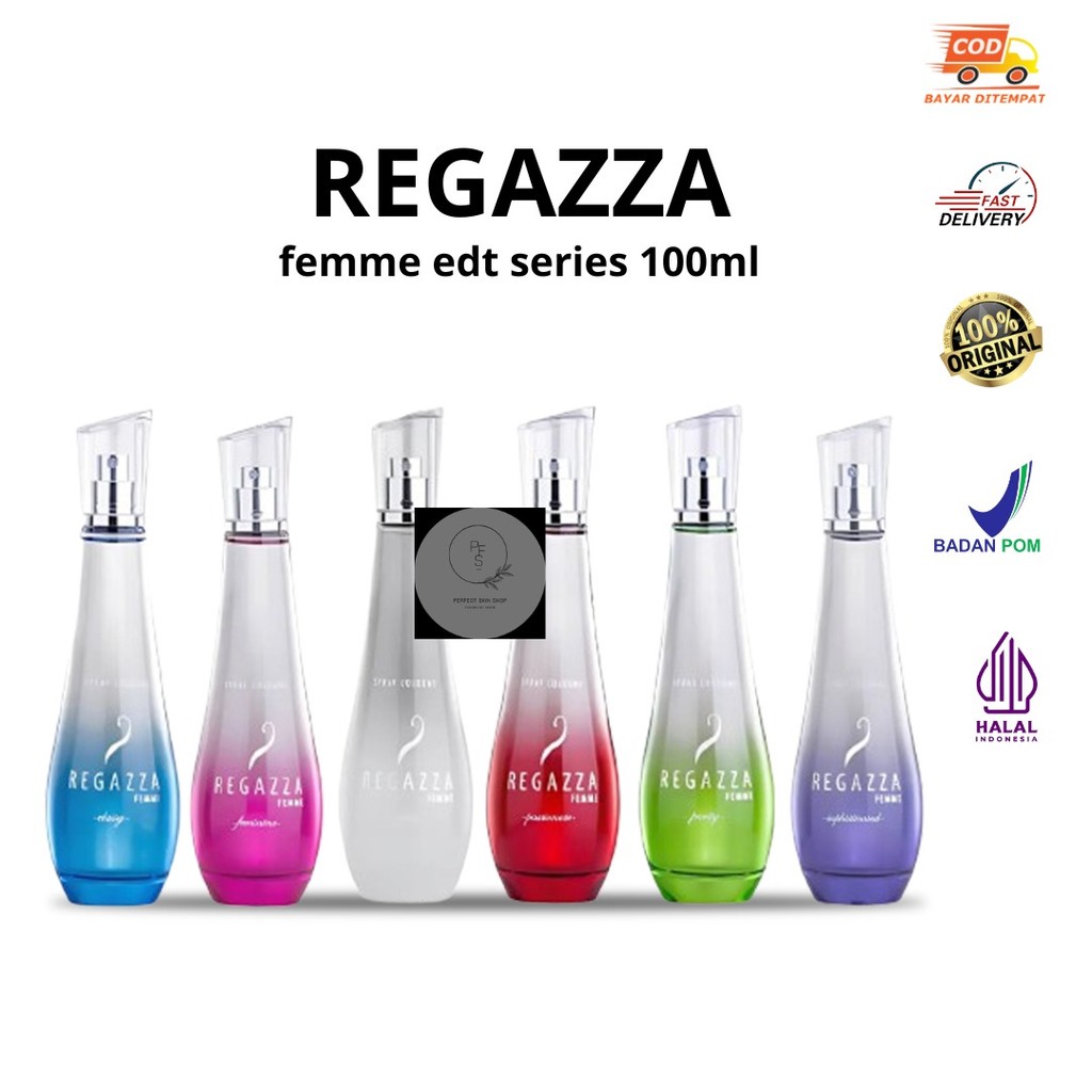 Regazza Femme Eau De Toillete Series 100ml | Classy | Glow | Feminine