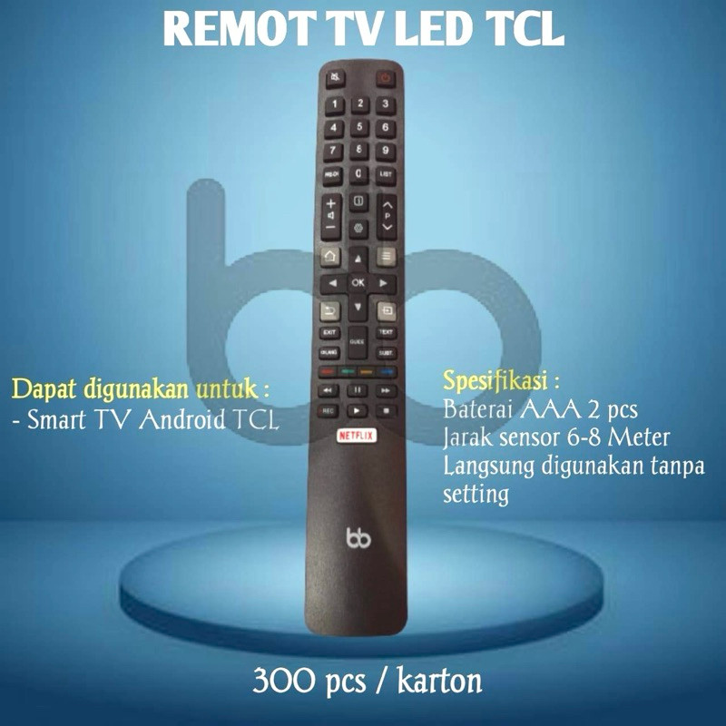 Remot TV TCL LCD LED Smart TV RC802N S6 S6000 S6500 A20 A3 Series Remote TV