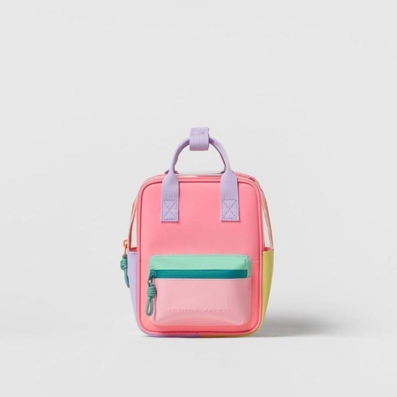 Cute Pink Kids Backpack for Girls Silicone Waterproof Toddler Backpack for Girls Bags Kids Sool Bags