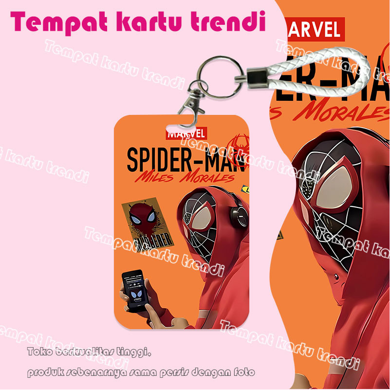 

ID Card Holder, Tempat Kartu Kreatif Spider-Man, Cocok untuk Kantor/Sekolah, Kartu Pelajar/Kartu Transportasi, Kartu Akses, KTP, Flazz, Kartu Kredit Elektronik dan Uang Elektronik.