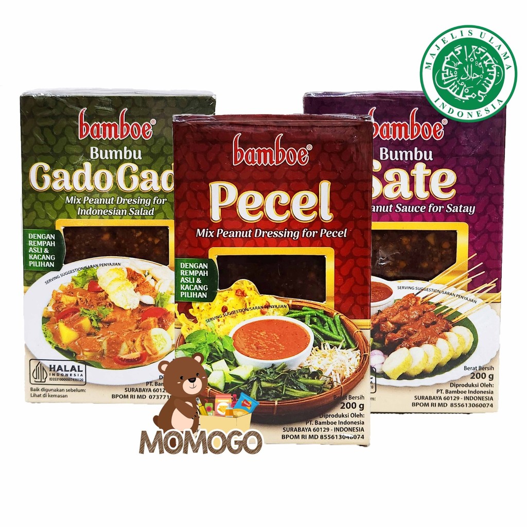 

BAMBOE BUMBU PECEL/SATE/GADO-GADO 200GR