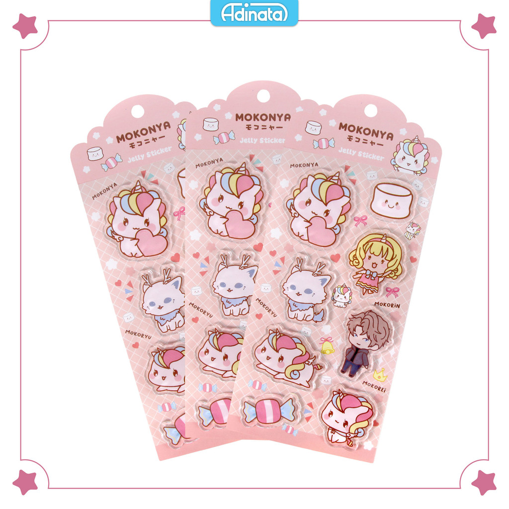 Mokonya Jelly Stickers 2450-6160 - Adinata / Sticker