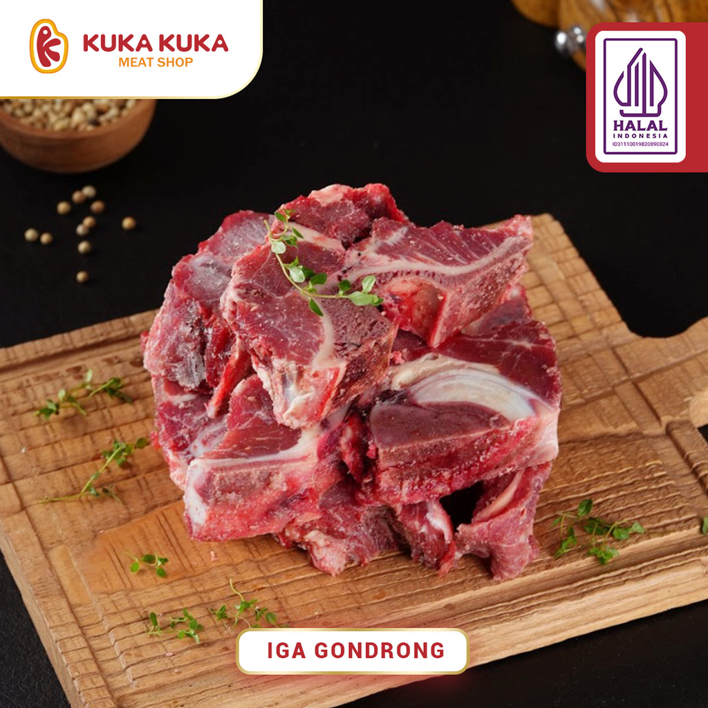 

Iga Sapi Gondrong Import - 500gr / 1kg