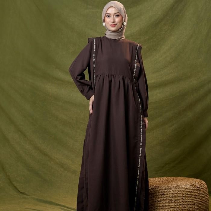 ZM Zaskia Mecca - Kavita Gamis Dress - Romansa Khatulistiwa - Edisi Wijayakusuma