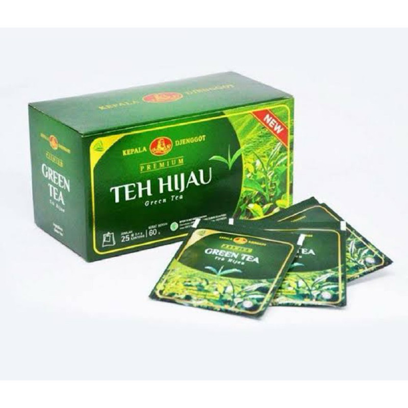 

Teh Hijau Diet Kepala Djenggot GREEN TEA Teh diet Kepala Djengkot Teh Detox Detok Kesehatan isi 25pcs