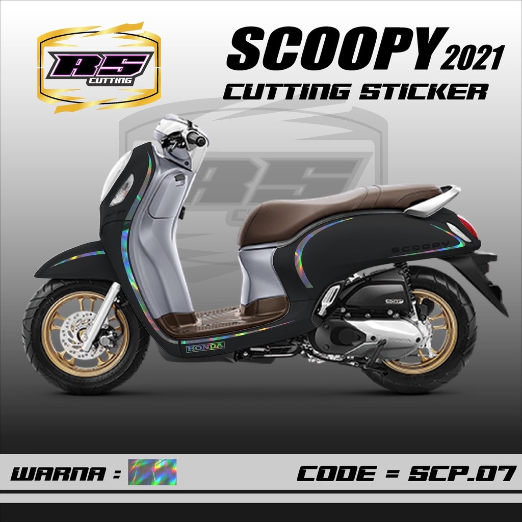 Cutting stiker motor scoopy all varian - Aksesoris Motor Honda Scoopy Prestige List Variasi Cutting 
