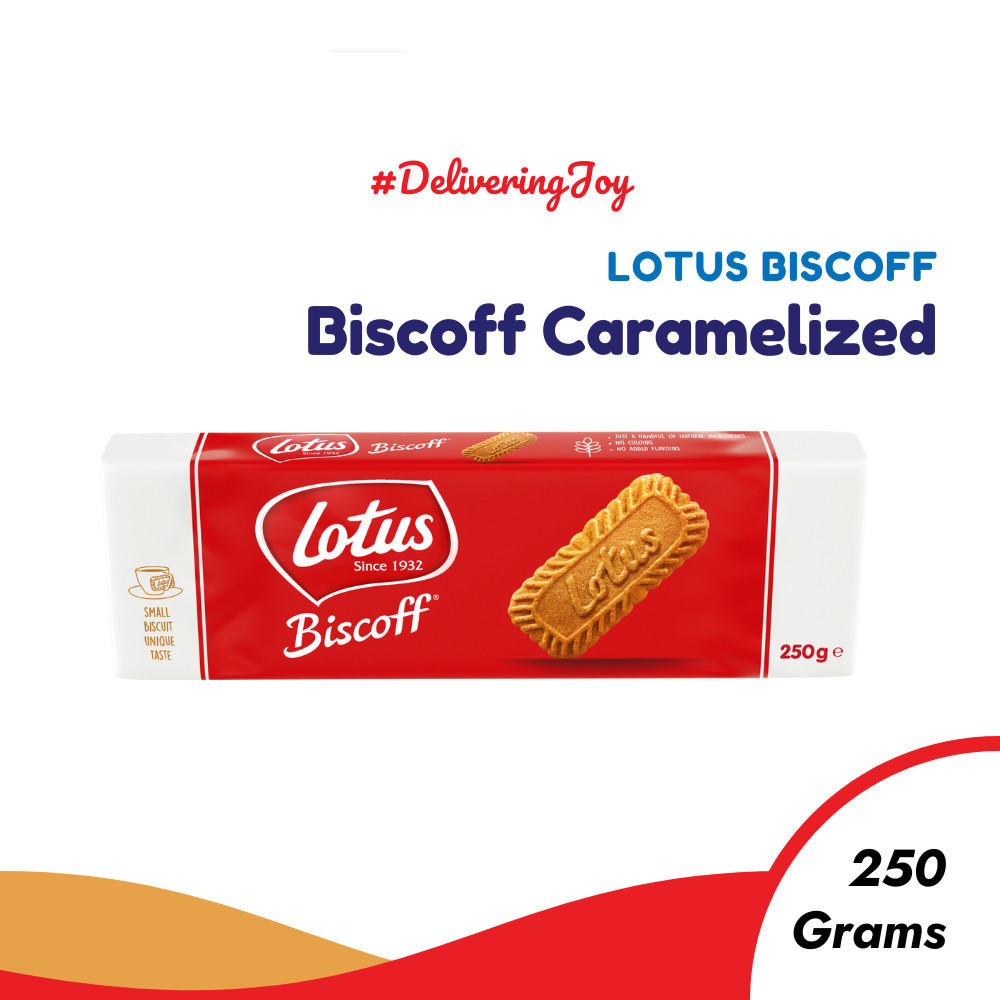 

JOSCELLY.ID LOTUS Biscoff Caramelized 250 gr ( isi 32 pcs )