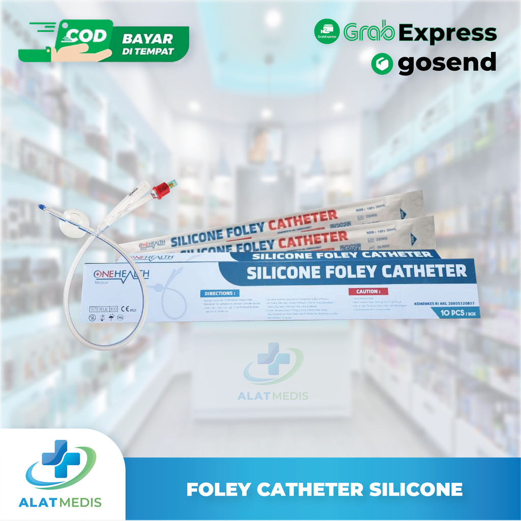 Foley Catheter Silicone 2 Way Onehealth / Silicone Foley Catheter