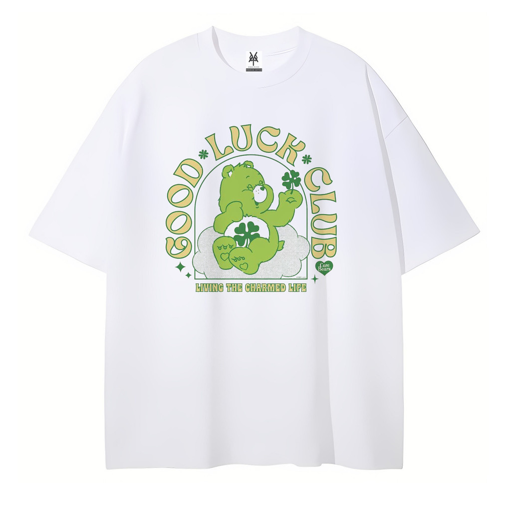 Patternmerch "care bears good luck club" Oversized T-shirt | kaos vintage