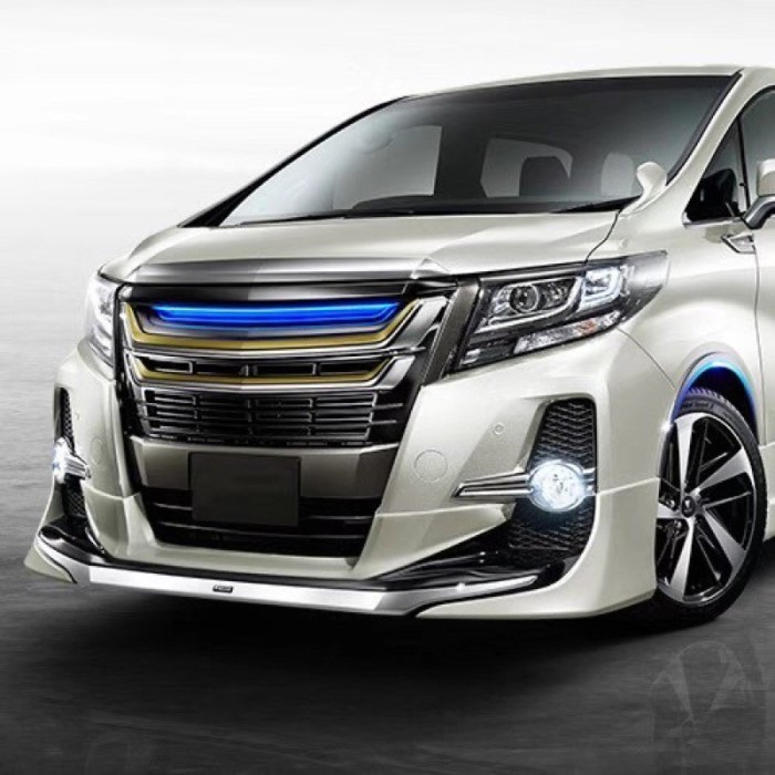 Grille Alphard 2015 Grill Alphard 2015 Led Blue