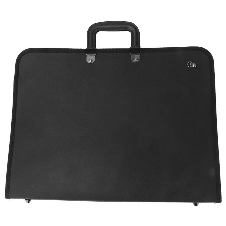 

Portable Painting Plate Bag A3 Black Color Drawing Sketch Board Storage File Bag Document Carry PVC Office Case Art Supplies new