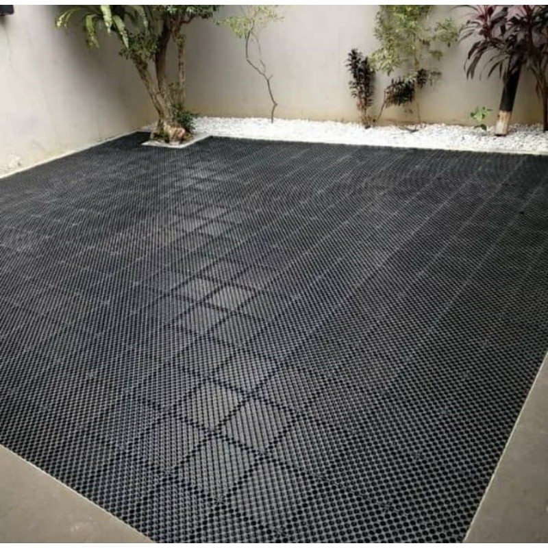 DRAINASE RUMPUT SINTETIS UKURAN 100X100 CM TEBAL 1 CM - RESAPAN RUMPUT SINTETIS - ALAS RUMPUT SINTET