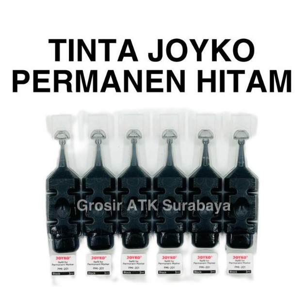 

( StaLand ) / ( DAPAT 6 TUBE ) TINTA JOYKO PERMANEN / Refill Spidol Joyko Permanen Permanent