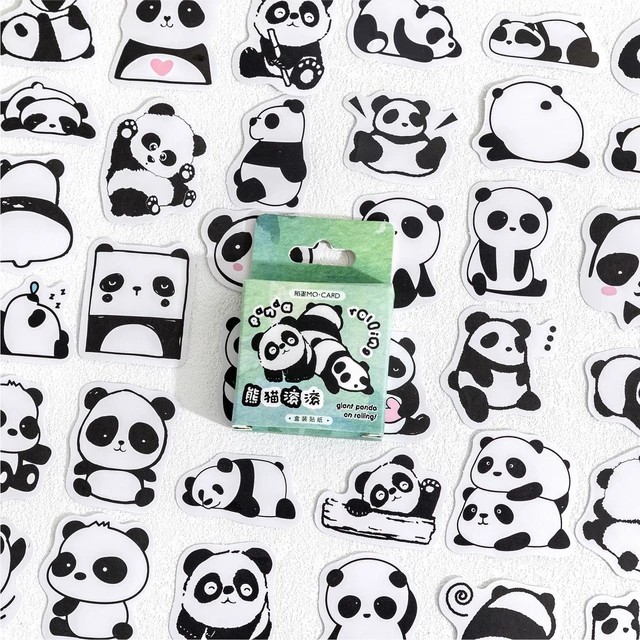 

Sticker Deco Sticker Journal Scrapbook Stiker Diary Panda