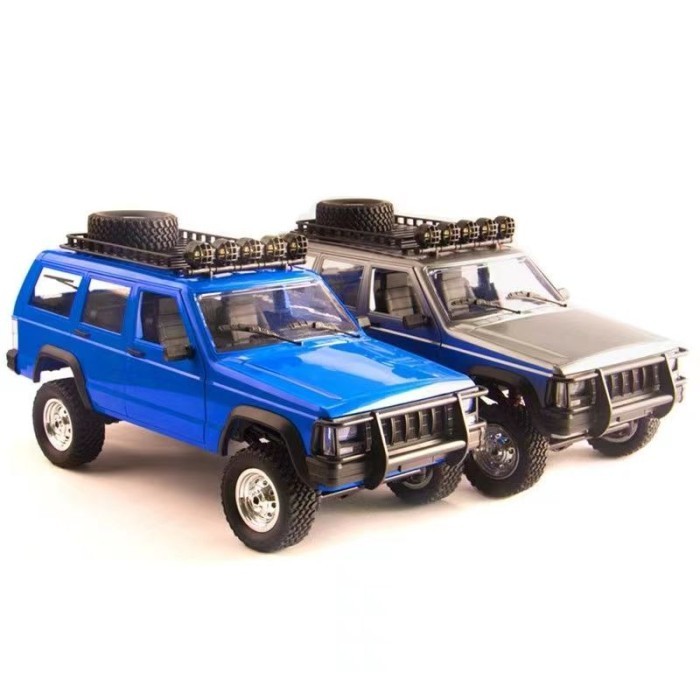 RC Mobil Jeep MN78 Cherokee 213 1/12 4WD Full Propo Offroad RTR - MN78 Biru