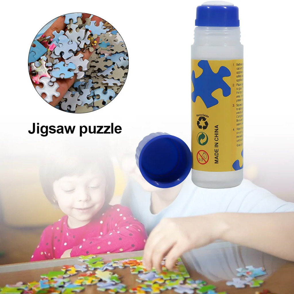 

Jigsaw Puzzle Glue Bening glue untuk Dewasa dan Anak-anak hingga 2000 Potongan Puzzle Penghemat Lem untuk Seni Hemat Kertas Puzzle Kayu