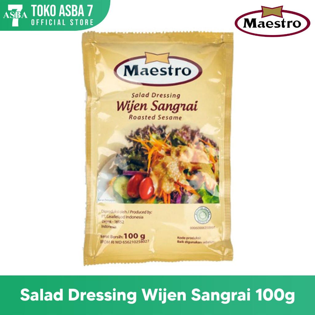 

MAESTRO ROASTED SESAME SACHET 100GR