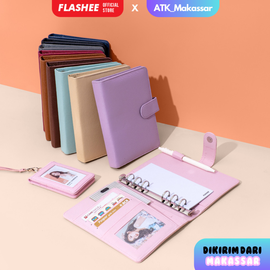 

Binder Polos A6 6 Ring Eksklusif Agenda A6 Polos Binder Berkualitas Dompet Keuangan