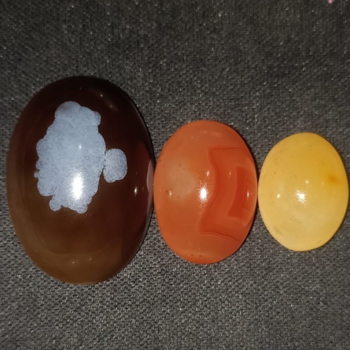 Paket Nomor 15 Natural Batu Akik Motif Gambar Unik Antik Bukan Cincin Perak Emas Bacan Pirus Kecubun