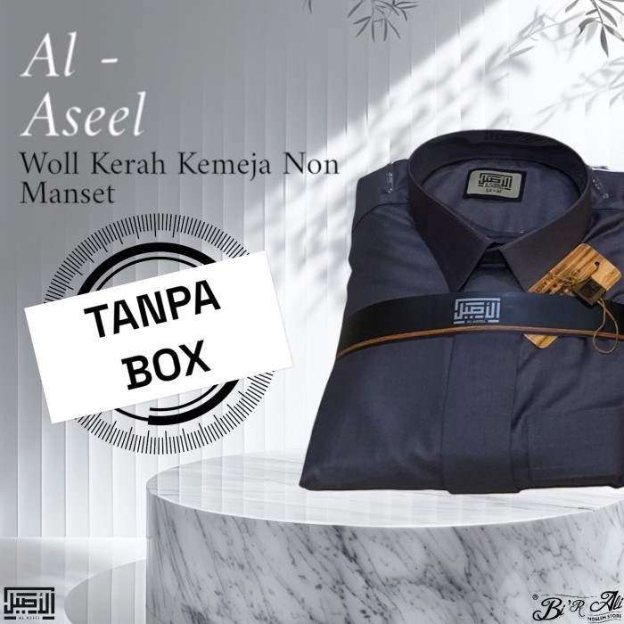 ✮PROMO LEBARAN✮ _[warung.unun] [TANPA BOX]  Jubah Al Aseel Premium Dewasa Woll Non Manset Kerah Warn