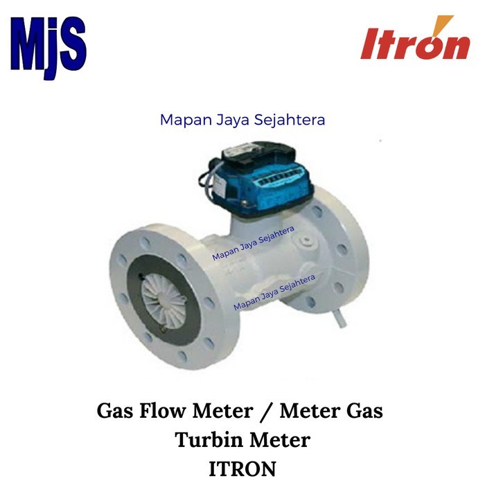 Gas Meter / Flow Meter Gas G100 Turbine Meter ITRON + Kalibrasi