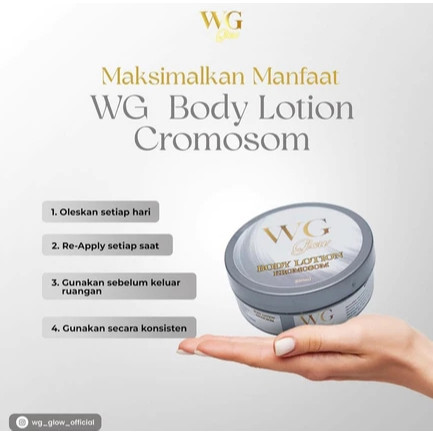 ❄️Domestika❄️ WG Glow Kromosom Body Lotion 250ml ORIGINAL HB WGGLOW