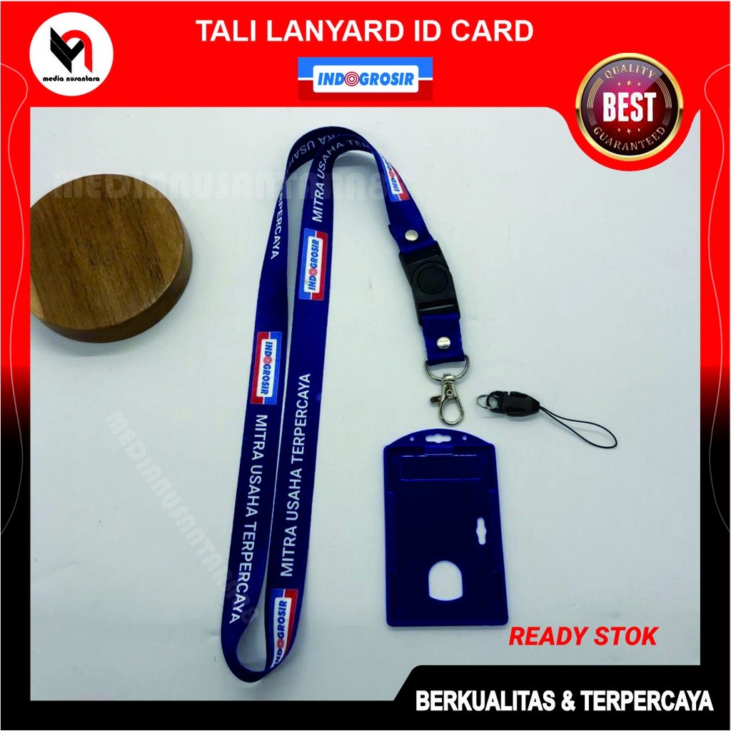 

Tali idcard INDOGROSIR Lanyard indogrosir printing Full Colour Cetak 2 Sisi