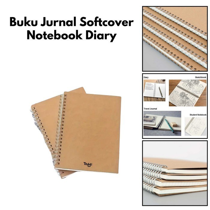 

THFS Buku Jurnal Softcover Notebook Diary 68GSM 100 Halaman TD5