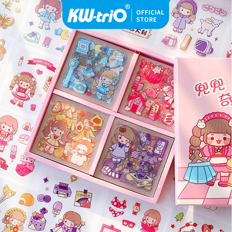 

sticker lotso 100 pcs/stiker lucu 100 pcs/Stiker Cute Stiker Momo lucu box 1 box isi 100 pcs