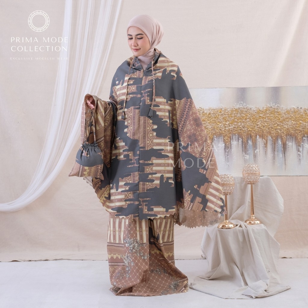 MOESLIMWEAR - Mukena Dewasa Luxury Lasercut 2in1 Silk