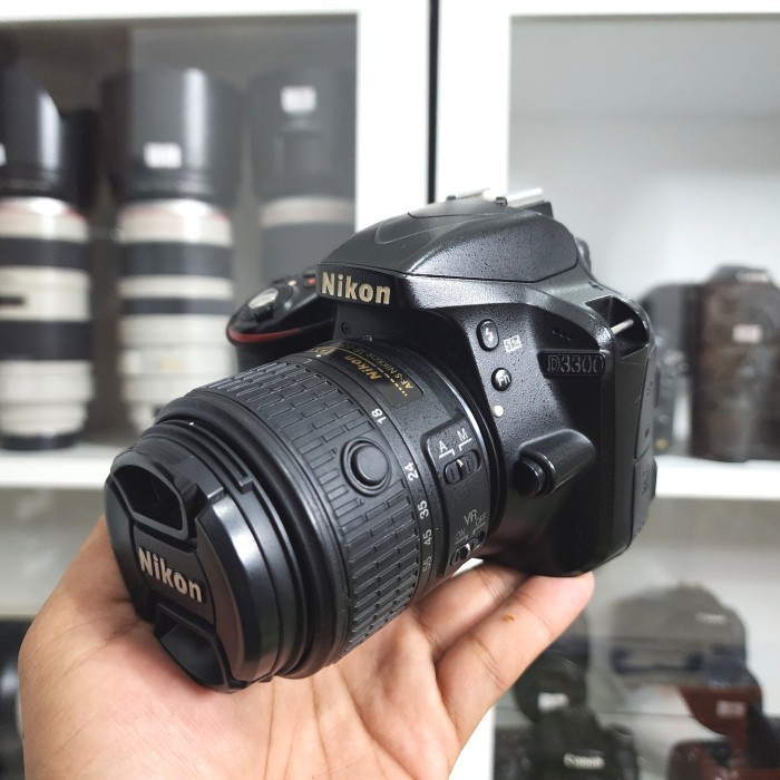 SALE KAMERA NIKON D3300 + NIKON DX NIKKOR 18-55mm VR II (SN 4948)