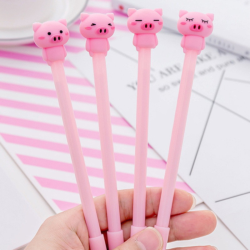 

Ellen Brook 1 Piece Kawaii Cute Kawaii Pink Pig Gel Pen Fashion School Office Supply Students Gift Awards Accessories Stationery