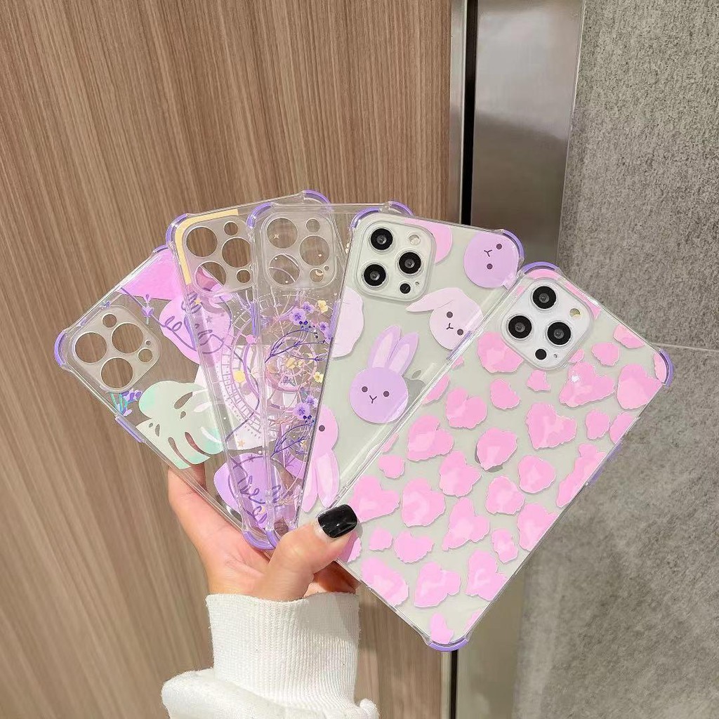 CASE LILAC  REALME 8 / 8 PRO  4 SISI BUMPER PROTECT CAMERA