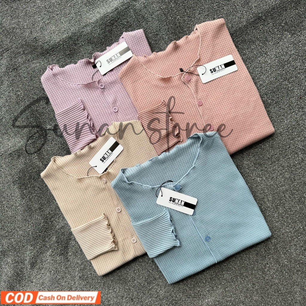 Cardigan Crop Knit Premium / Cardigan Rajut / Cardigan Crop Top