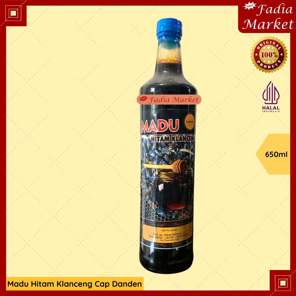 

Danden Black Honey Madu Hitam Klanceng 650ml