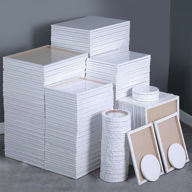 

1Pcs White Painting Canvas Frame,Cotton Drawing Board,Artist Kids Beginners Practice Art Supplies,DIY Graffiti,HB-03